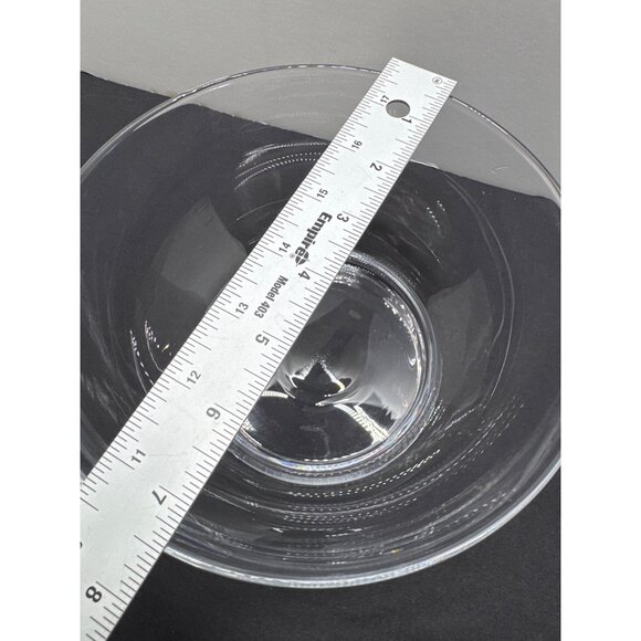 Krosno Clear Glass Serving Bowl Poland Durable & Elegant - Picture 4 of 5
